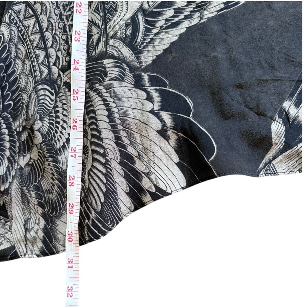 All saints Gray Silk Racerback Tank Top Size 4 - Picture 9 of 9